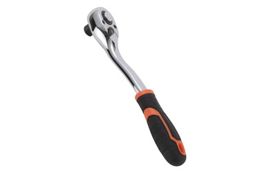 FLZOSPER 1/4" Drive Socket Ratchet Wrench,6" Quick-Release Composite Offset Ratchet, 72-Tooth Oval Head&iuml;&frac14;&OElig;Reversible&iuml;&frac14;&OElig;CR-V Steel