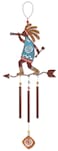 Sunset Vista Designs Kokopelli Arrow Wind Chime, 22