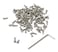 iexcell 100 Pcs M2.5 x 8mm Thread Pitch 0.45 mm Stainless Steel 304 Hex Socket Head Cap Screws Bolts Kit