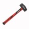 INTERTOOL 3lb Sledge Hammer, Heavy-Duty Mini Sledgehammer, Forged Steel Head, 12&acirc;&euro; Shock-Resistant Non-Slip Fiberglass Handle, Construction, Demolition, Land Management HT08-0246