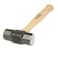 URREA Sledge Hammer - 4-Pound Steel Head Drilling Hammer with Forged Striking Head &amp; Hickory Wood Handle - 1435EG