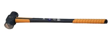 Zeluga 25-350 36in. 10 Lbs Pro Sledge and Club Hammer with 5G Fiberglass Handle, Drilling/Crack Hammer with Forged Steel Construction, Shock-resistant