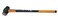 Zeluga 25-350 36in. 10 Lbs Pro Sledge and Club Hammer with 5G Fiberglass Handle, Drilling/Crack Hammer with Forged Steel Construction, Shock-resistant