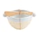 Mud Pie Stoneware Dip, bowl 3" x 5" dia   spreader 5 1/2", Two Beaded