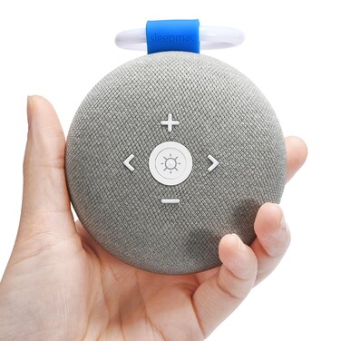 Sleepmac Go Baby Portable White Noise Machine and Night Light &acirc;&euro;&ldquo; White Noise, Pink Noise, Brown Noise, Lullaby, Nature Sounds, Child Lock, Memory Options (Cloud)