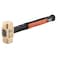 Groz 34703 16" Indestructible Brass Striking Hammer, 4 lb