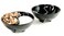 VALLENWOOD Never Soggy Cereal Bowl. Black x2. Divided. Cereal Bowl Separated. Unbreakable Melamine. Two sided bowl. Anti Soggy. Separate. Ideal for Snack And Salsa