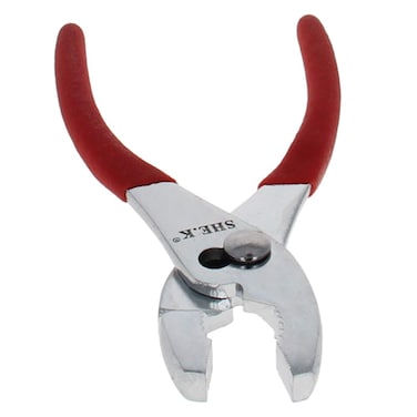 Utoolmart 6 Inch Slip Joint Pliers, Utility Combination Pliers, with Non Slip Handle and Serrated Jaw, Chrome Plated Coating Adjustable Wrench Sliding Joint Pliers for Strong Grip, 1 Pcs