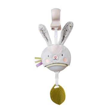 Taf Toys Music &amp; Light Bunny Take Along Toy, Portable Baby Sound Machine, Newborn Soother, Infant Musical Crib Mobile, Perfect for Tummy Time and Brain Development, Suitable for 0-6 Months