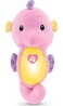 Fisher-Price Musical Baby Toy, Soothe &amp; Glow Seahorse, Pink Plush Sound Machine with Lights &amp; Volume Control for Newborns