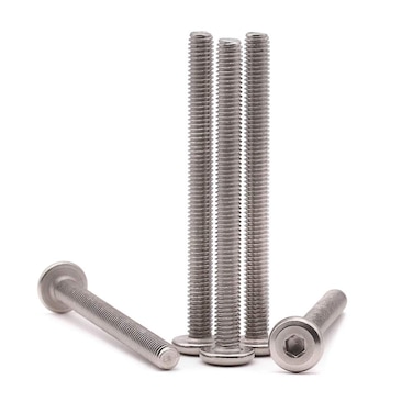 RoyceMart 1/4-20 x 2 (20 PCS) Flat Head Socket Cap Screw, 304 Stainless Steel 18-8 Binding Screws, Full Thread, Connection Bolts, Furniture Bolts