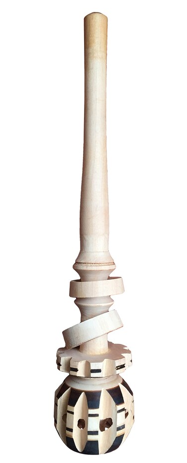 Hand Made Wooden Whisk Mexican Stirrer Molinillo For Milk Chocolate And Cocoa Mixer Stirrer Frother for Hot Chocolate or Milkshakes