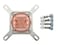 BXQINLENX Professional Special CPU Water Cooling Block for Intel Water Cool System Computer Clear (Transparent)