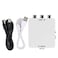 ASHATA Video Converter,AV to RF Mini Video Converter Box Driver- Adapter TV Switcher 67.25Mhz 61.25Mhz,AV to RF Converter Guaranteed,Stable Performance