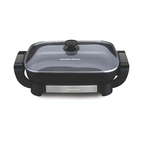 Durathon Ceramic 180 in. Black Electric Skillet with Removable Pan Durathon Ceramic 180 in. Black Electric Skillet with Removable Pan