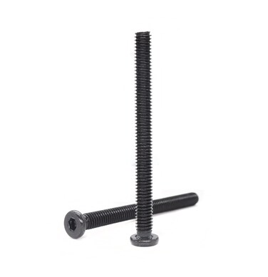 cSeao 12pcs Black 1/4-20 x 3 Socket Cap Screws Allen Head Bolts with One Hex Key