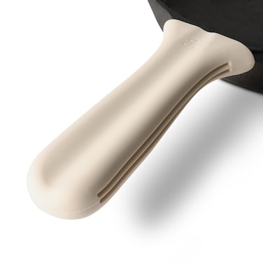 Greater Goods Silicone Handle Cover Designed for Greater Goods Cast Iron Skillet and Griddle, Birch