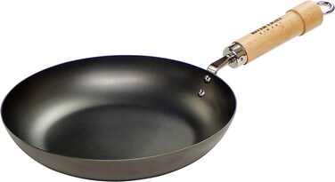 River Light Iron Frying Pan, Extreme Japan, 6.3 inches (16 cm), Induction Compatible, Made in Japan, Wok