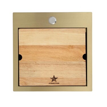 Starstar Drop-in Topmount 304 Stainless Steel Single Bowl Bar/Kitchen/Laundry/Yard/Office Sink (18 x 18 x 10-With Grid)