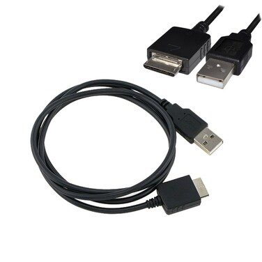 LASUS USB Data Cable Cord Lead For SONY NWZ-A15 NWZ-A17 MP3 PLAYER