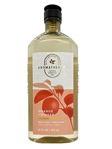 Bath &amp; Body Works Aromatherapy Energy - Orange + Ginger Body Wash &amp; Foam Bath, 10 Fl Oz