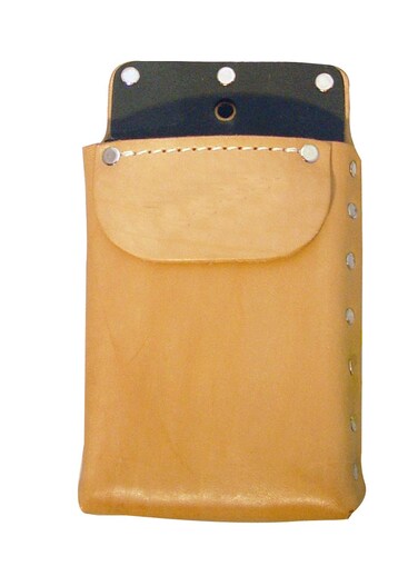 Bon by Heritage Leather 408X Single Pocket Box Shaped Fiber-Lined Tool Pouch with Flap