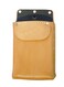 Bon by Heritage Leather 408X Single Pocket Box Shaped Fiber-Lined Tool Pouch with Flap