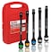 ABN 1/2in Drive 8in Long Color-Coded Torque Limiting Socket Extension Bar 5pc Tool Kit 65-140 ft/lb Set