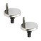 T Tulead Toilet Seat Fixings Nuts Seat Hinge Replacement Toilet Seat Screws Cover Fix Pack of 2