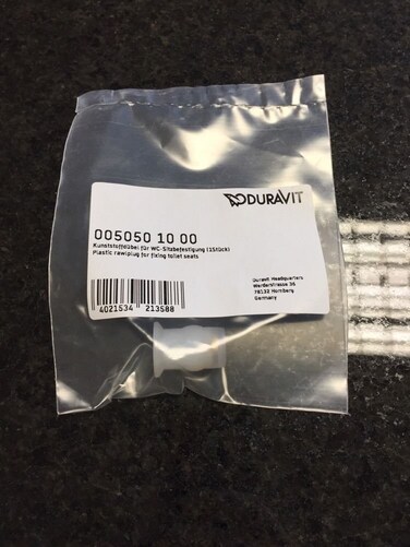 Duravit 0050501000 Duravit 0050501000 Starck 3 Plug for Fixatio