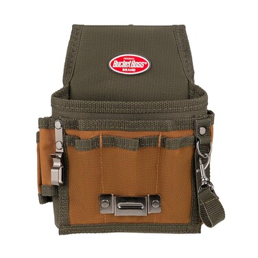 Bucket Boss - Tool Pouch with FlapFit, Pouches - Original Series (54140) , Brown