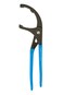 CHANNELLOCK 212 12-inch Oil Filter/PVC Pliers   Made in USA   2.5 to 3.75-inch Jaw Capacity   Forged High Carbon Steel   Ideal for Engine Oil Filters, Conduit, and Fittings , Blue