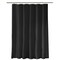 Bath Bliss Heavy Shower Curtain Liner, 12 Rust Resistant Metal Grommets, 3 Weighted Magnet Hem, Black