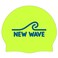New Wave Swim Cap - Silicone (Fluo Green)