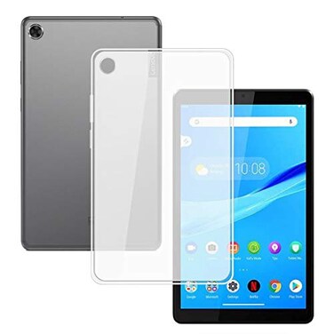 HHUAN Tablet Case for Lenovo Tab M8 TB-8505F / TB-8505X 8 inches, Semi-Transparent Soft Silicone TPU Shell Anti-Scratch Bumper Protective Cover - Semi-Transparent