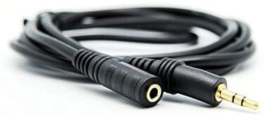 RuiLing 1.5M 5 Feet 3.5mm Jack Audio Stereo Earphone M/F Extension Cable Cord Male to Female