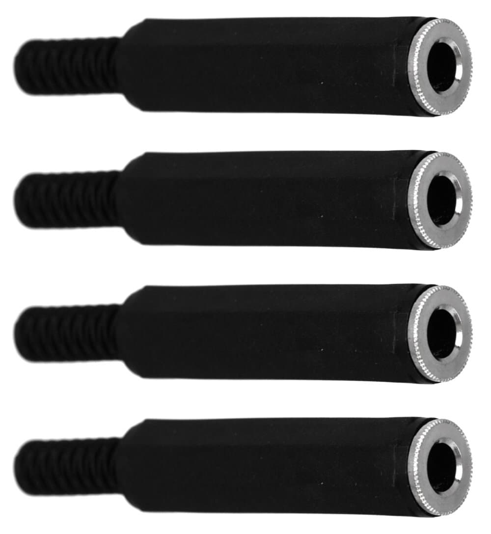 سيس Cess 6 1 Stereo Trs Female Connector Jack - 6 Stereo Jack 4 Pack 6.35 MM