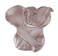 Blue Sky Ceramic 7"X7"X1.25" Elephant Spoon Rest