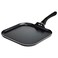 Ecolution Artistry Nonstick Square Griddle, Easy To Clean, Comfortable Handle, Even Heating, Dishwasher Safe Pots and Pans, 11-Inch, Black