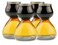 QUAFFER Double Bubble Layered PLASTIC Shot Glass &acirc;&euro;&ldquo; Clear Chaser Shot Glass Jigger for Smooth Tasty Shots &acirc;&euro;&ldquo; Fun Unique Split Shot Glasses Barware (Set of 4)