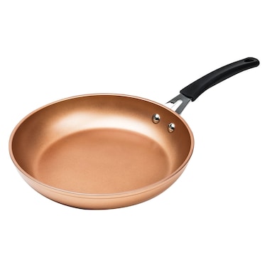Ecolution Titanium Ceramic Easy Clean 8 Inch Endure Nonstick Cookware Silicone Stay Cool Handle, 11-Inch Fry Pan, Copper