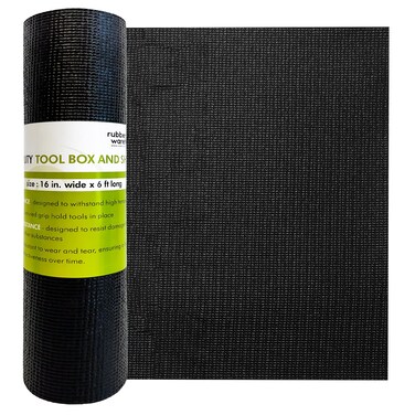 Rubber Sheet Warehouse   Tool Box Mat for Protecting Your Tools, Padding Work Surfaces, Industrial Grade   16 inch Wide x 6 ft Long (PVC)