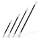 ABN Flexible Socket Extension Cables - 4pc Flex Socket Extension Bar Set 1/4in and 3/8in Drive Light Impact Extender