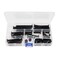 cSeao 60pcs 5/16"-18 Black Hex Socket Cap Screws and 5/16-18 Hex Nuts Assortment Kit, 1" 1-1/8" 1-1/4" 1-1/2" 2" 2-1/4