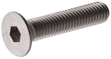The Hillman Group 44538 M8-1.25 x 20 Metric Stainless Steel Flat Socket Cap Screw, 8-Pack