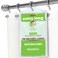 XL Heavy Duty PEVA Frost Shower Curtain Liner with Suction Cups - 70 X 78 in. Long
