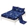 MAG 4 Pcs Bedding Set Space Sheets Galaxy Sheets Planets Stars Rockets Full Sheet Set for Kids Teens and Space-Lovers, Super Soft Microfiber, Full Size