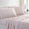 Modern Threads Silky Soft Microfiber and Wrinkle Free Sheets - Luxurious Microfiber Bed Sheets Includes Flat Sheet, Fitted Sheet with Deep Pockets, &amp; Pillowcases Kashmir Rose, Queen