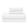 Superior Egyptian Cotton 4 Piece Sheet Set, Luxury 1000 Thread Count, Eco-Friendly, Sustainable Sheets, Basics, Solid, Deep Pocket Fitted Sheet, Flat Sheet, Pillowcases, Olympic Queen, White