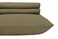Royal Hotel Bedding Stripe Sheets - Split-King: Adjustable King Bed Sheets - 5PC Bed Sheet Set - 100% Cotton - 600 Thread Count - Deep Pocket, Split King, Taupe